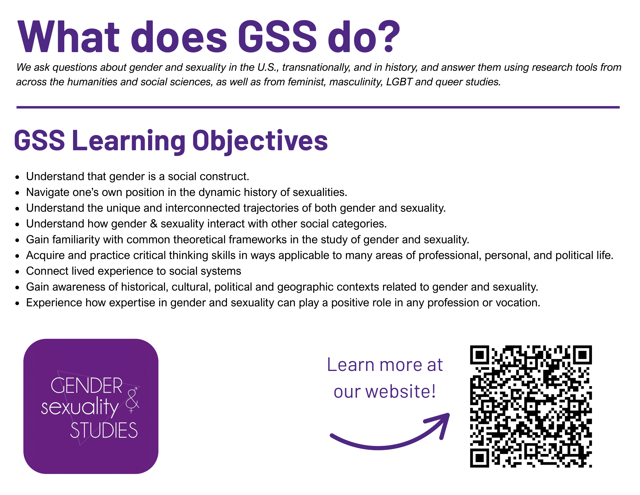 What does GSS do?